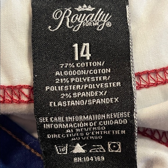 Royalty For Me 14 Royal Blue High Rise Skinny Jeans Stretch 25” - Picture 9 of 11